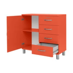 Retro Dressoir Small -Zuiver Verkoop tenzo malibu retro dressoir small rood 04 1