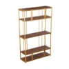 Gouden Stellingkast Met Hout -Zuiver Verkoop tower living belvedere gouden stellingkast met hout