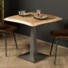 Vierkante Boomstam Eettafel 80x80 Cm 2 Vierkante Boomstam Eettafel 80x80 Cm -Zuiver Verkoop tower living bistro boomstam eettafel 80x80 cm 1