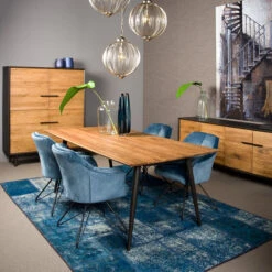 Zwart Eiken Dressoir Retro 200 Cm -Zuiver Verkoop tower living bresso eikenhouten dressoir 200 cm 02