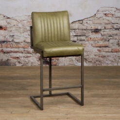 Industriële Barstoel -Zuiver Verkoop tower living ferro barstoel groen 1 1