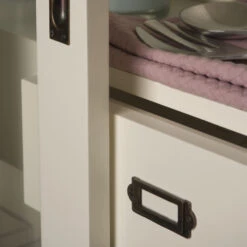 Buffetkast Romantisch Wit L -Zuiver Verkoop tower living fleur buffetkast romantisch wit l 02