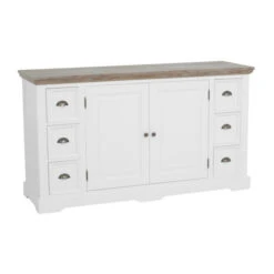 Landelijk Dressoir Wit 160 Cm 5 Landelijk Dressoir Wit 160 Cm -Zuiver Verkoop tower living fleur landelijk dressoir 2d 01