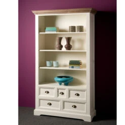 Witte Boekenkast Landelijk 5 Witte Boekenkast Landelijk -Zuiver Verkoop tower living fleur romantisch witte boekenkast l 02 1