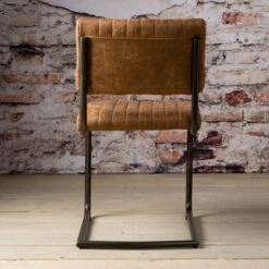 Eetkamerstoel Zonder Armleuning Industrieel -Zuiver Verkoop tower living ibiza bruine eetkamerstoel zonder armleuningen 03 1