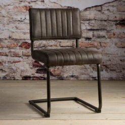 Eetkamerstoel Zonder Armleuning Industrieel