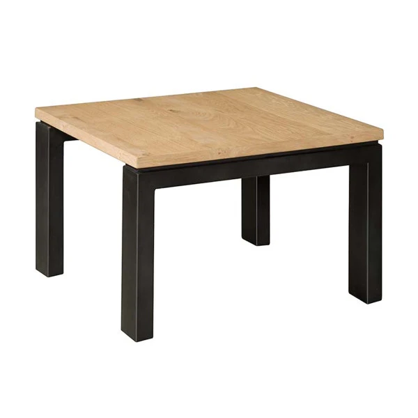 Vierkante Salontafel Eiken 3 Vierkante Salontafel Eiken