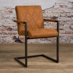 Industriele Stoel Met Ruit -Zuiver Verkoop tower living lomba eetstoel 03