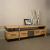 Tv-meubel Teakhout 2 Tv-meubel Teakhout -Zuiver Verkoop tower living lucca tv meubel teakhout 01