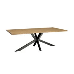 Eettafel Spinpoot Gerookt Eiken
