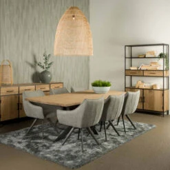 Eettafel Spinpoot Gerookt Eiken 7 Eettafel Spinpoot Gerookt Eiken -Zuiver Verkoop tower living luna eettafel spinpoot gerookt eiken 03