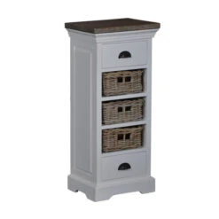 Ladekast Met Manden 90cm -Zuiver Verkoop tower living napoli ladekast met manden 90cm 02