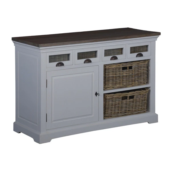 Dressoir Landelijk Met Manden 4 Dressoir Landelijk Met Manden - Afbeelding 2