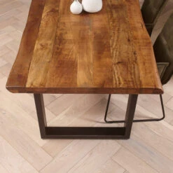 Boomstamtafel Mangohout -Zuiver Verkoop tower living nicosia boomstamtafel mangohout 04