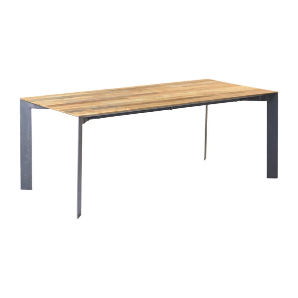 Teak Eettafel Met Dun Blad - Afbeelding 4