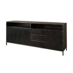 Zwart Dressoir Industrieel -Zuiver Verkoop tower living paterno industrieel dressoir 02