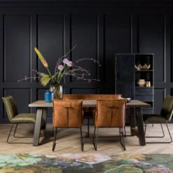 Zwarte Wandkast Industrieel -Zuiver Verkoop tower living paterno industriele wandkast 01 1