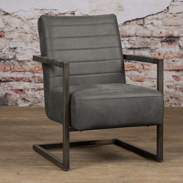 Stoere Fauteuil Industrieel 3 Stoere Fauteuil Industrieel