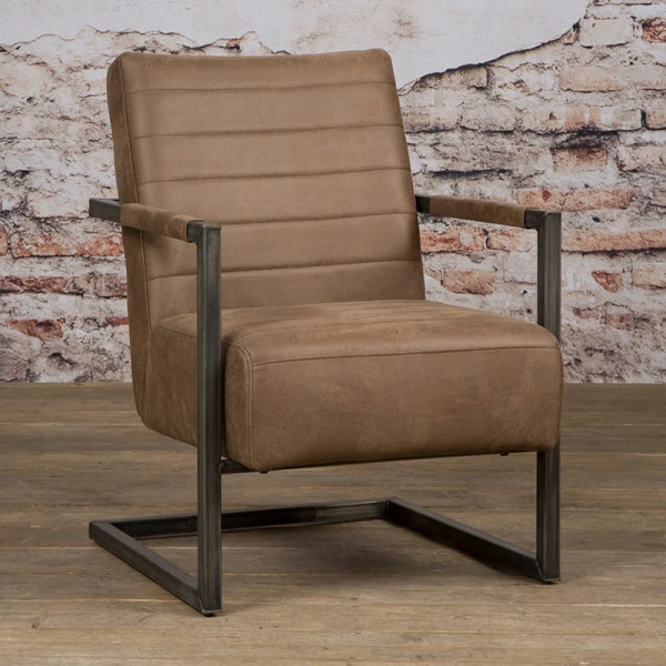Stoere Fauteuil Industrieel 5 Stoere Fauteuil Industrieel - Afbeelding 3