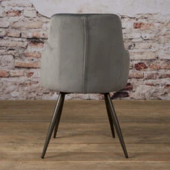 Velours Eetkamerstoel Met Arm 11 Velours Eetkamerstoel Met Arm -Zuiver Verkoop tower living silva armstoel 04