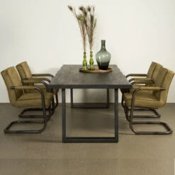 Zwarte Boomstamtafel U-poot