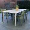 Tuintafel -Zuiver Verkoop tuintafel khaki aluminium bodio linde 01 1