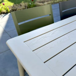 Tuintafel -Zuiver Verkoop tuintafel khaki aluminium bodio linde 03 1