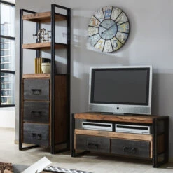 Sheesham Hout Tv-meubel 112 Cm -Zuiver Verkoop tv meubel lavis havel 112 010 800x800 1