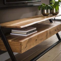 TV-meubel Industrieel Acacia Hout -Zuiver Verkoop tv meubel industrieel design lean giani 03