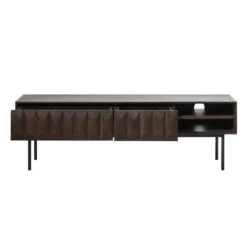 TV Kast Donkerbruin -Zuiver Verkoop tv kast donkerbruin bodio curb 03