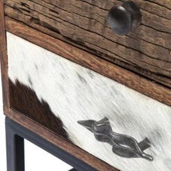 Tv-meubel Sheesham En Koehuid -Zuiver Verkoop tv meubel rodeo kare design 06 800x800 1