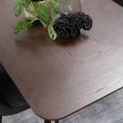 Uitschuifbare Eettafel Espresso Kleur -Zuiver Verkoop uitschuifbare eettafel espresso kleur bodio curb 03