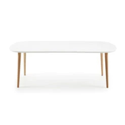 Uitschuifbare Tafel Ovaal 160 -Zuiver Verkoop uitschuifbare eettafel laforma oakland 160 02 800x800 1