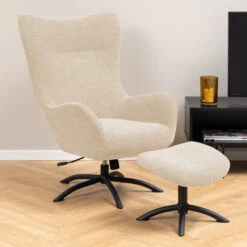 Verstelbare Fauteuil Met Voetenbankje