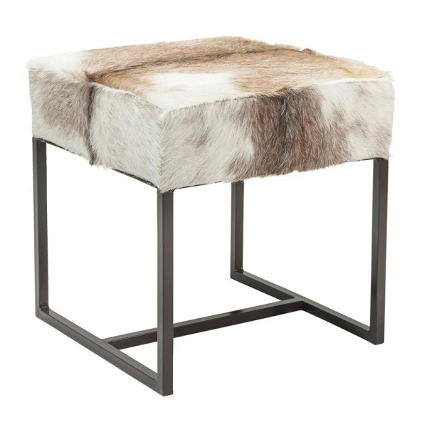 Vierkante Hocker Geit Country Life 4 Vierkante Hocker Geit Country Life - Afbeelding 2