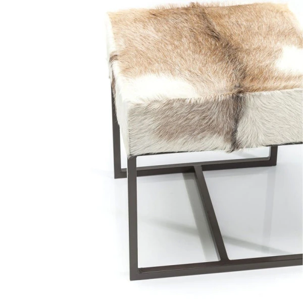 Vierkante Hocker Geit Country Life 5 Vierkante Hocker Geit Country Life - Afbeelding 3