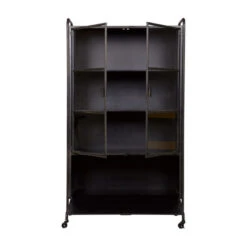 BePureHome Vitrinekast Op Wielen 12 BePureHome Vitrinekast Op Wielen -Zuiver Verkoop vitrinekast op wielen bepure steel 04