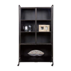 BePureHome Vitrinekast Op Wielen 13 BePureHome Vitrinekast Op Wielen -Zuiver Verkoop vitrinekast op wielen bepure steel 05