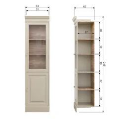 VTwonen Grenen Vitrinekast Small -Zuiver Verkoop vtwonen chow grenen vitrinekast small 07