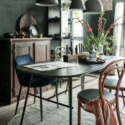 VTwonen Zwarte Mangohouten Eettafel -Zuiver Verkoop vtwonen elegance zwarte mangohouten eettafel 05