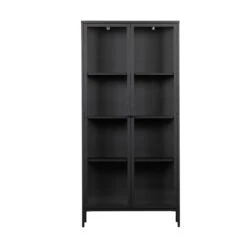 VTwonen Zwarte Vitrinekast Van Ijzer -Zuiver Verkoop vtwonen precious zwarte vitrinekast van ijzer 03