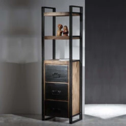 Smalle Kast Sheesham Hout -Zuiver Verkoop wandkast lavis havel 02 800x800 1