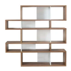 Design Boekenkast Walnoot 160 Cm