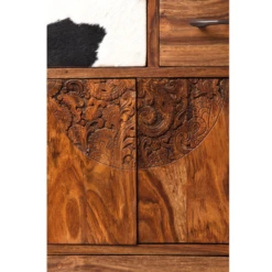 Kast Sheesham Hout Koeienhuid -Zuiver Verkoop wandkast rodeo kare design 06 800x800 1