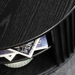 Ronde Salontafel Zwart -Zuiver Verkoop wandkast zwart bodio togo 05 1