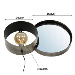 Wandlamp Met Ronde Spiegel Industrieel 11 Wandlamp Met Ronde Spiegel Industrieel -Zuiver Verkoop wandlamp met ronde spiegel industrieel charger santa 05