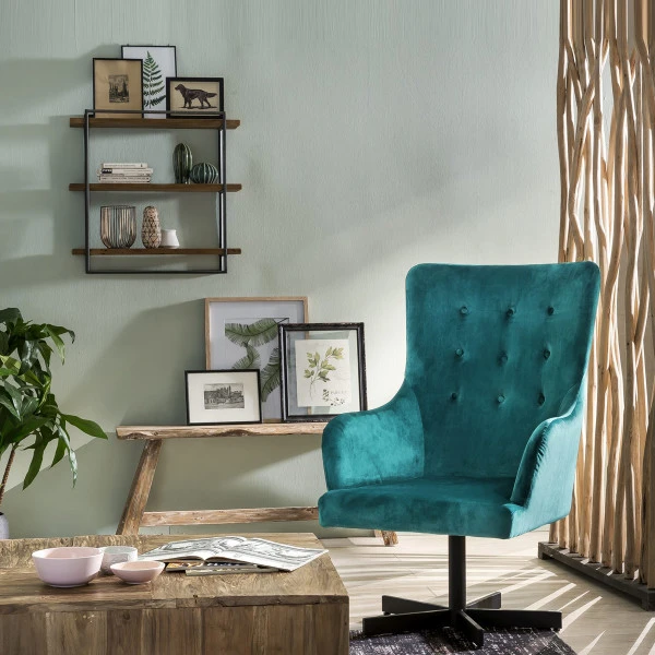 Wandrek Van Hout En Metaal 60x60 Cm 8 Wandrek Van Hout En Metaal 60x60 Cm - Afbeelding 6