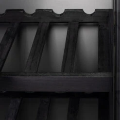 Wijnkast Zwart Met Glazen Deuren -Zuiver Verkoop wijnkast zwart met glazen deuren lumz home rob 02