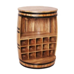 Wijnvat Bartafel Met Wijnrek -Zuiver Verkoop wijnvat bartafel met wijnrek porter lavis 04