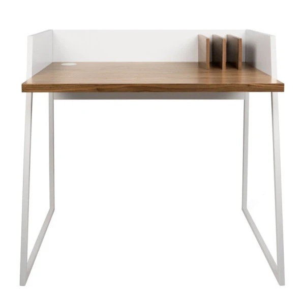 Compact Bureau Wit Met Hout 8 Compact Bureau Wit Met Hout - Afbeelding 6